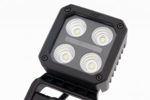 LED Light Pair - Rough Country - 2 Inch | Flood | Swivel Mount - Black
